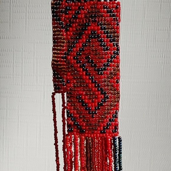 Beautiful 14 Strand Beaded Necklace Bib type Necklace - Picture 7 of 7